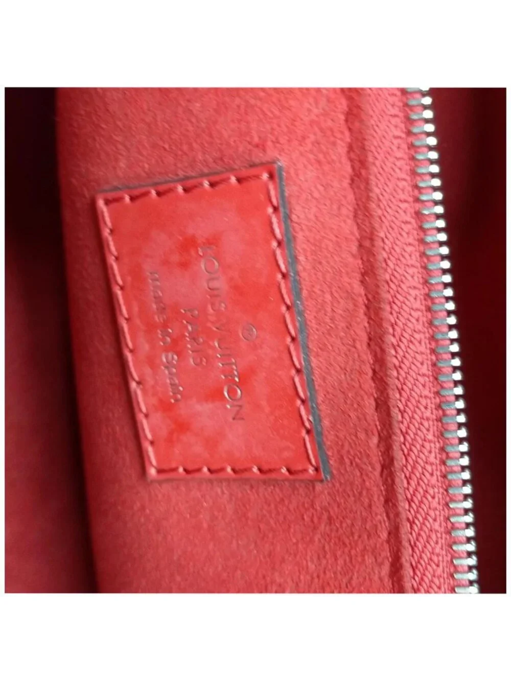 Authentic Louis Vuitton Marly BB Red Epi Leather Shoulder Bag
